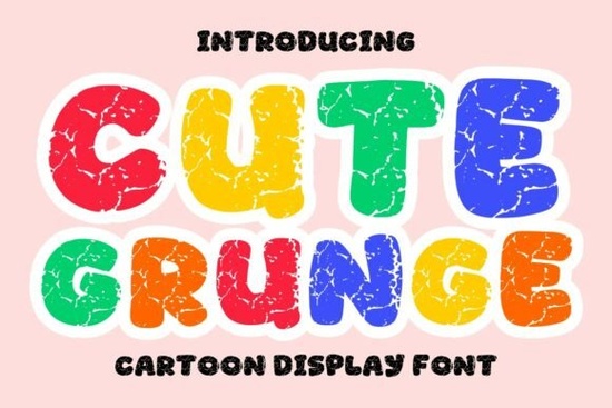 Cute Grunge Font